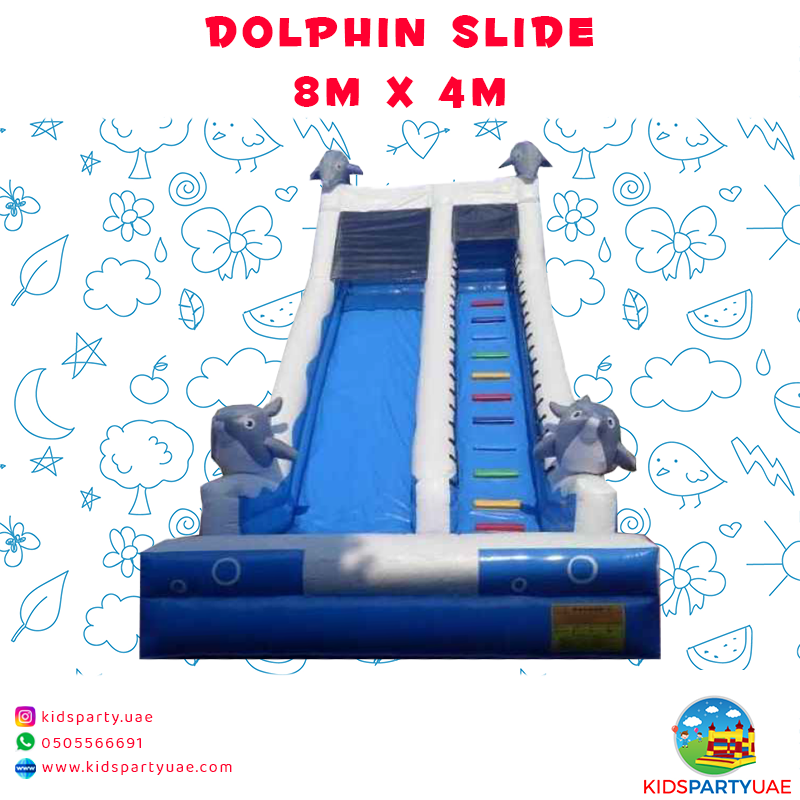 8m x 4m DOLPHIN SLIDE